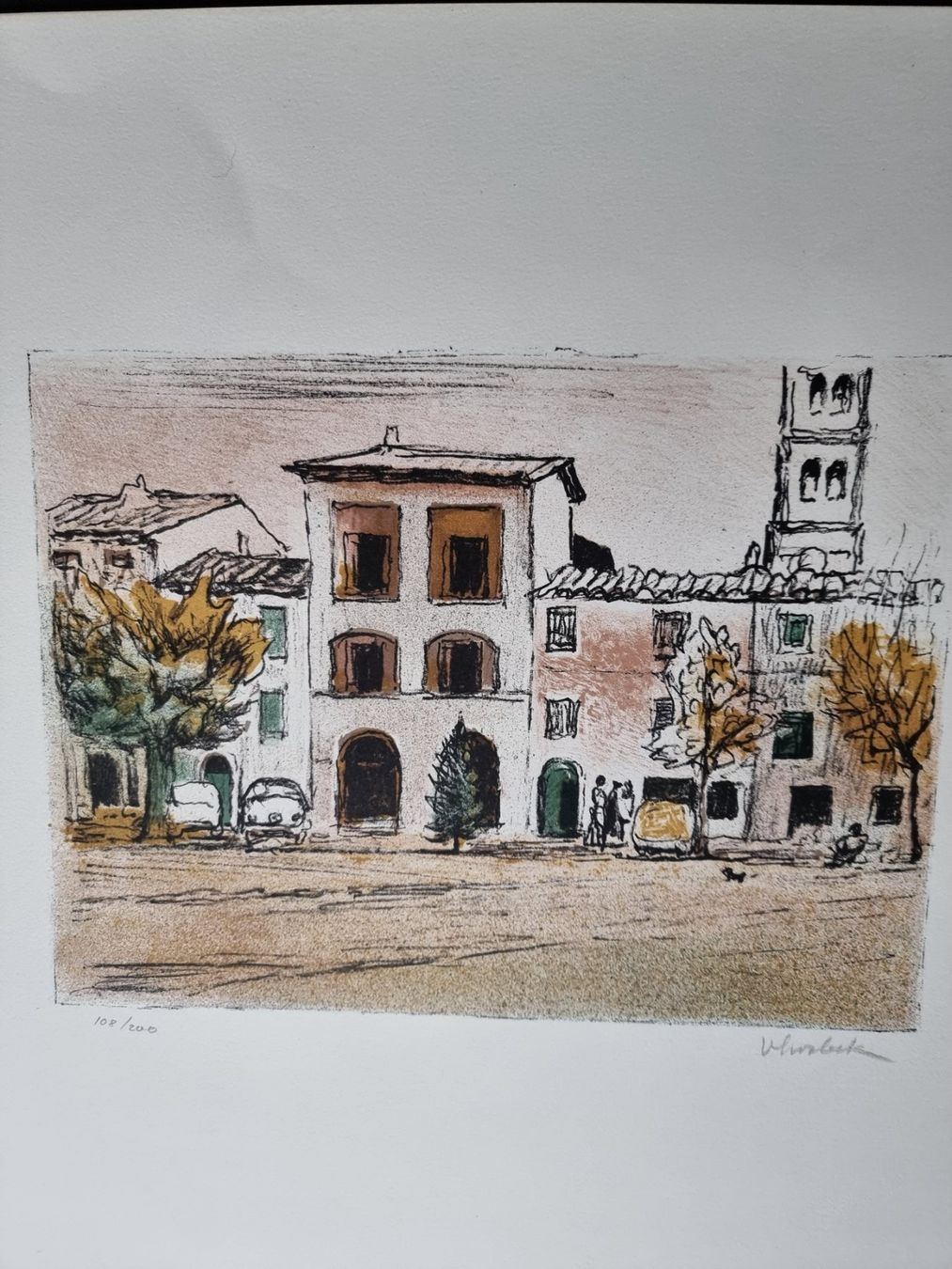 Grafica & Litografie: VIKTOR SURBEK LITHOGRAPHIE SIGNIERT NUMMERIERT – Usato da Gersau venduto da grafik-kunst 1