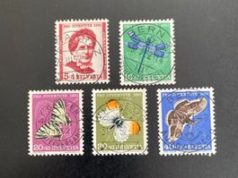 Satz Pro Juventute 1951; Vollstempel