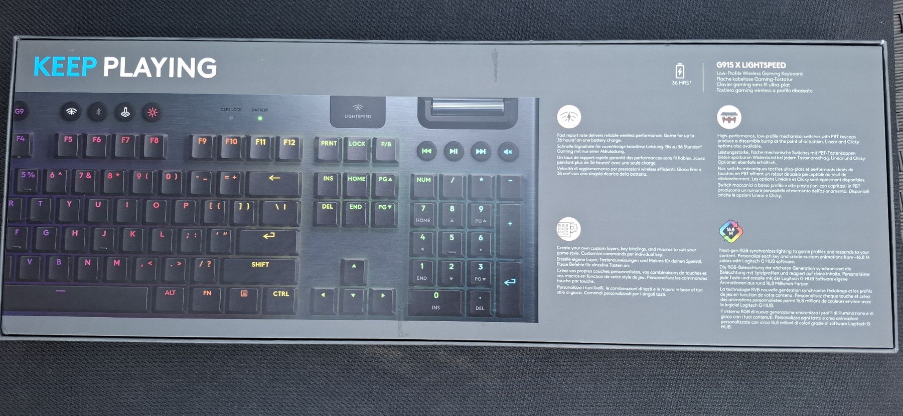 Logitech Tastiere: Logitech G915 X Lightspeed – Usato da Breitenbach venduto da Mikaido 3