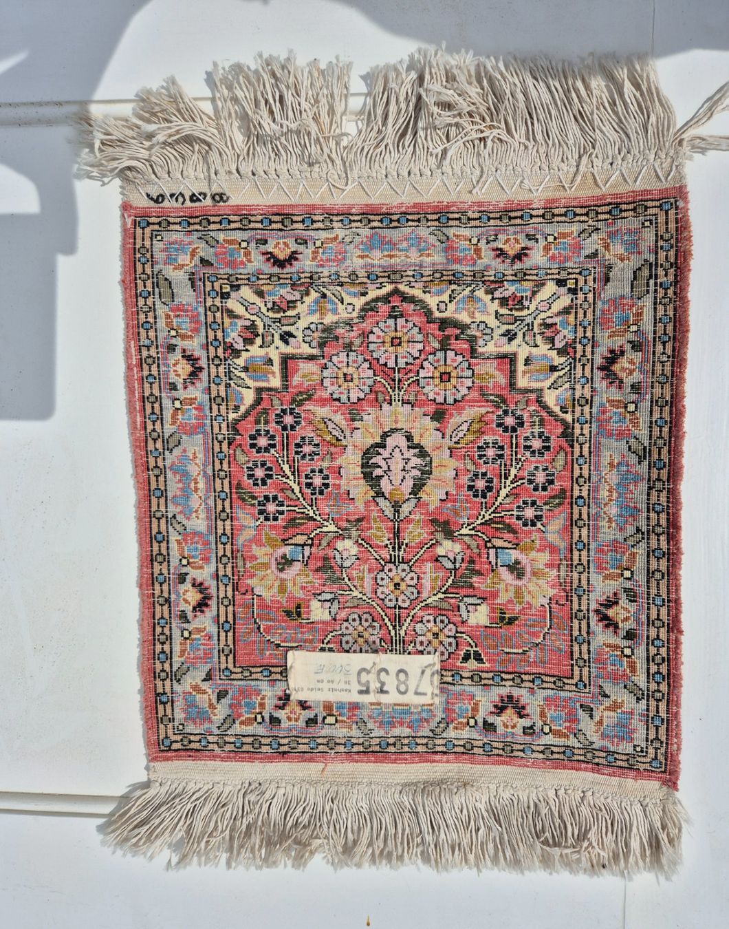 Tappeti: Kleiner Orientteppich, 38 x 40 cm, Kaschmir & Seide – Usato da Hägendorf venduto da Saskia0 1