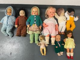 Antike Puppensammlung aus Fundus