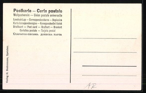 Cartoline postali: Speicher, Totalansicht aus der Vogelscha – Usato da Berlin venduto da bartko-reher 1