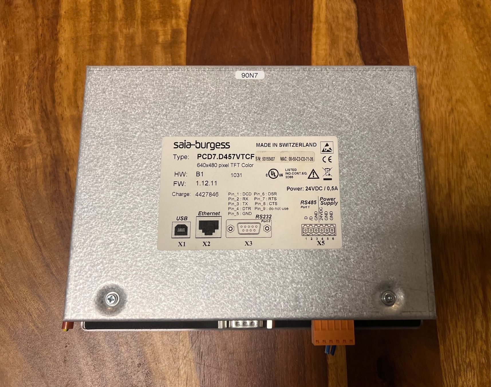 Sistema di controllo: Saia PCD Web Panel MB – Usato da Romanshorn venduto da DonRicardoo 1