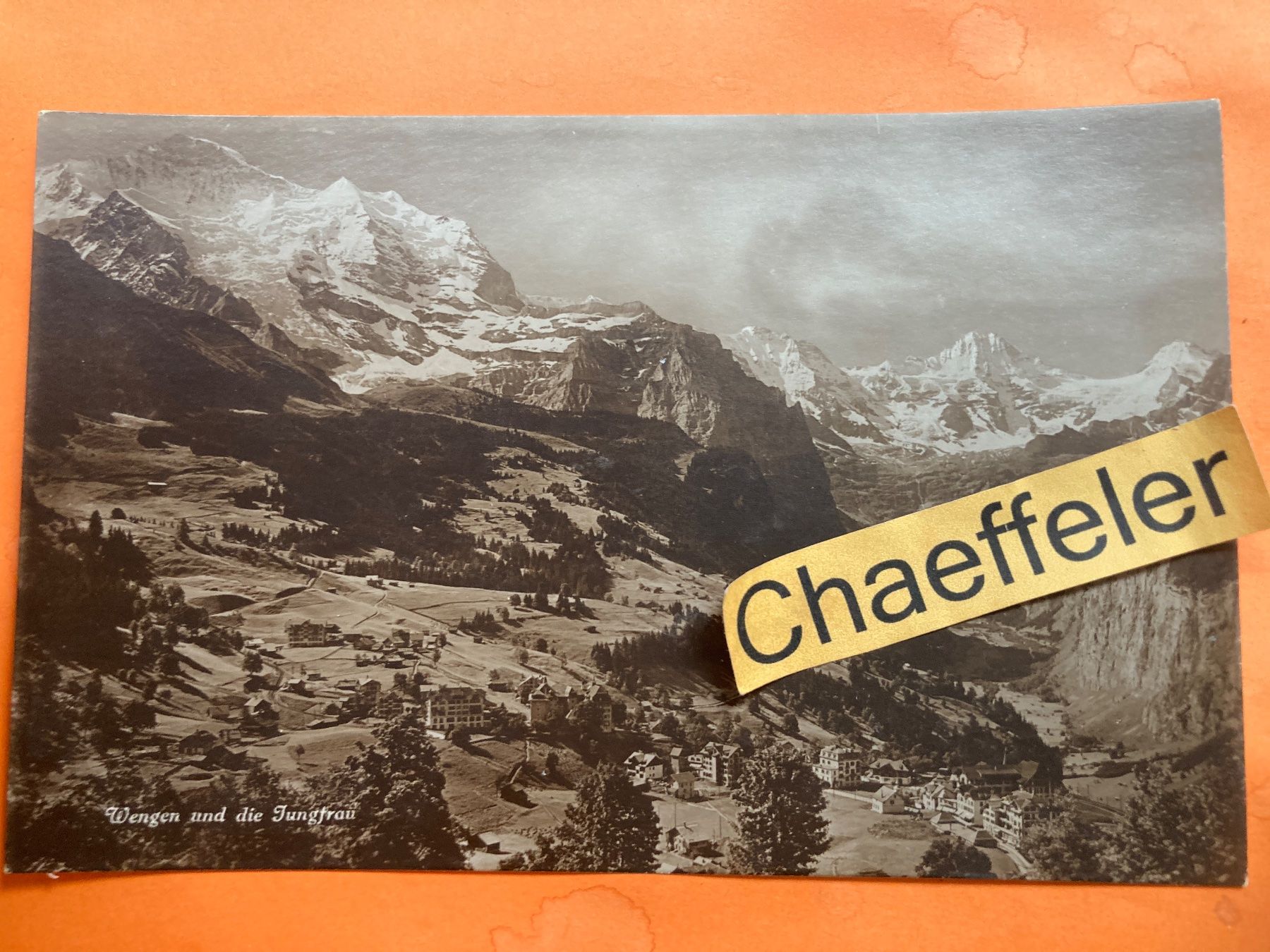 Cartoline postali: Wengen und die Jungfrau – Usato da Zürich venduto da Chaeffeler