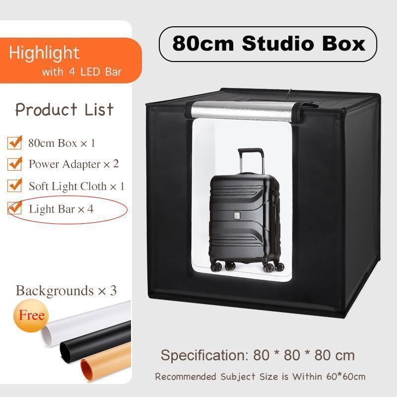 Altri Accessori: Fotostudio Box 80 cm – Nuovo e nell'imballaggio originale da Kottwil venduto da Crazyrolf