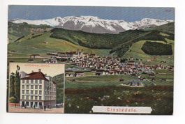2-Bild-AK EINSIEDELN Gasthaus St. Johann