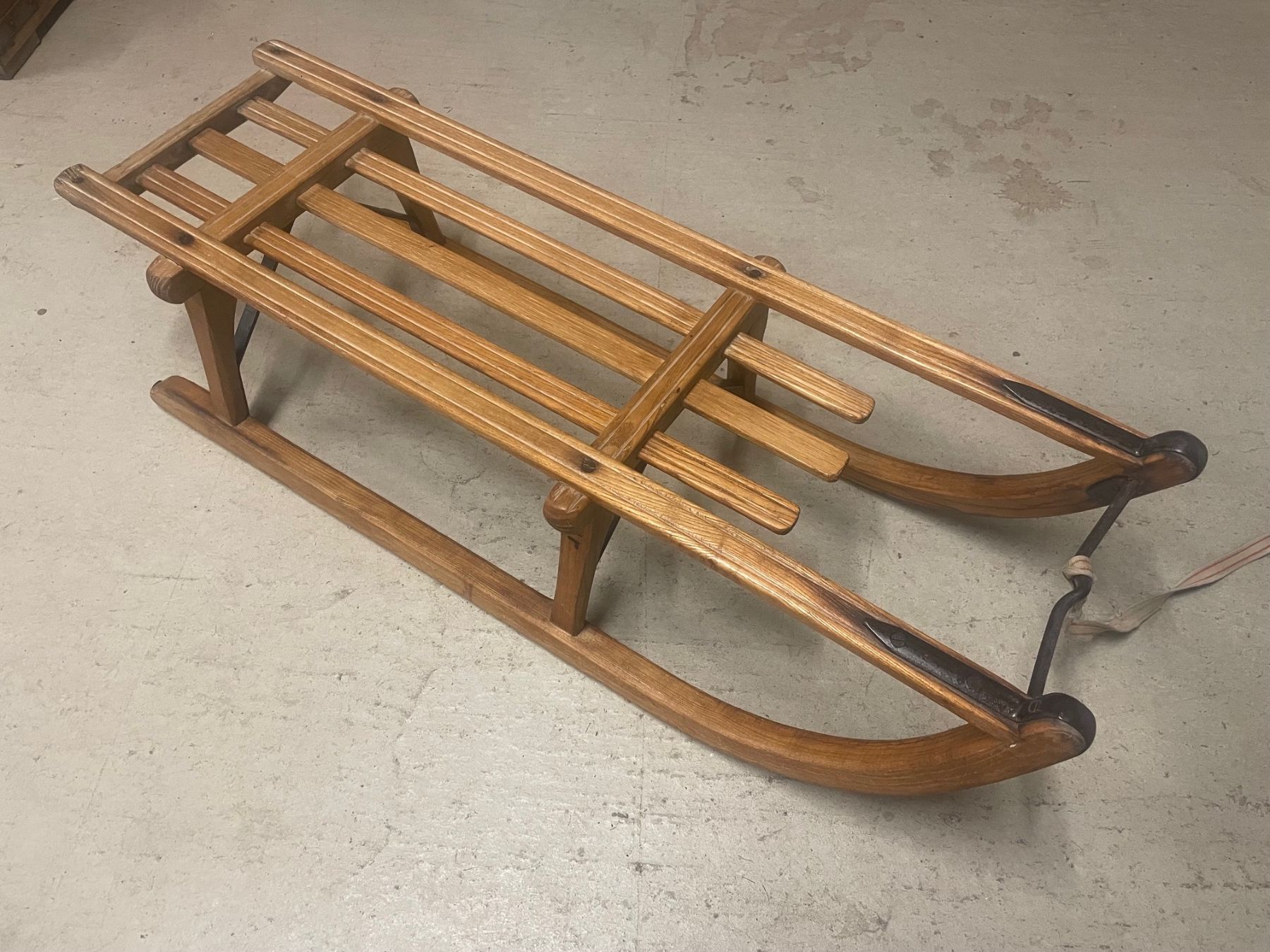 Schlitteln: Schlitten, gut erhaltener Schlitten, ca. 100 cm – Gebraucht aus Menziken von fiat-500 3