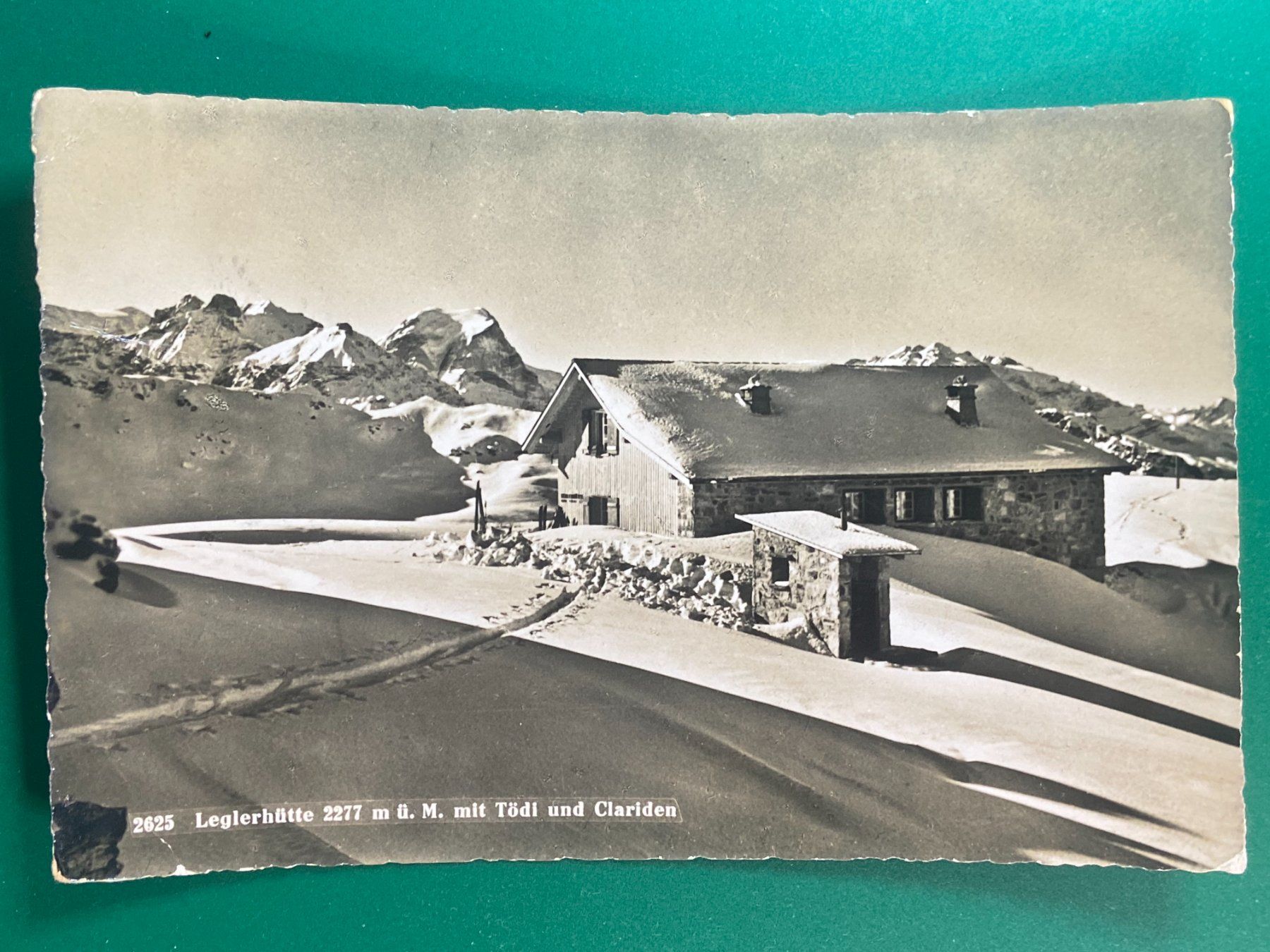 Cartoline postali: Leglerhütte mit Tödi und Clariden – Usato da Steg VS venduto da _vinci_