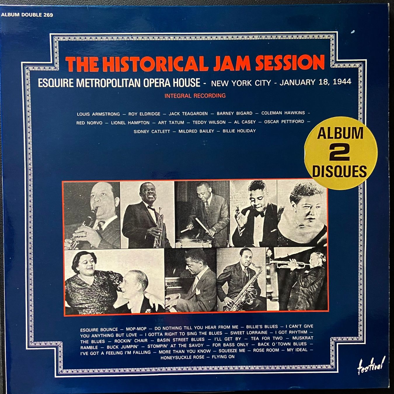 Schallplatten: The Historical Jam Session - Esquire Metropolitan Opera Hous – Gebraucht aus Feldbach von CDF10