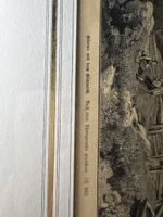 Historischer Druck Glarus mit Glärnisch gerahmt gebraucht