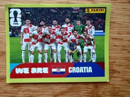 Panini CRO 13 Team We are Croatia