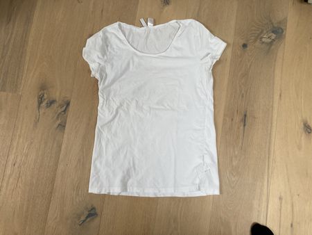 Basic T-Shirt Weiss, Gr. L