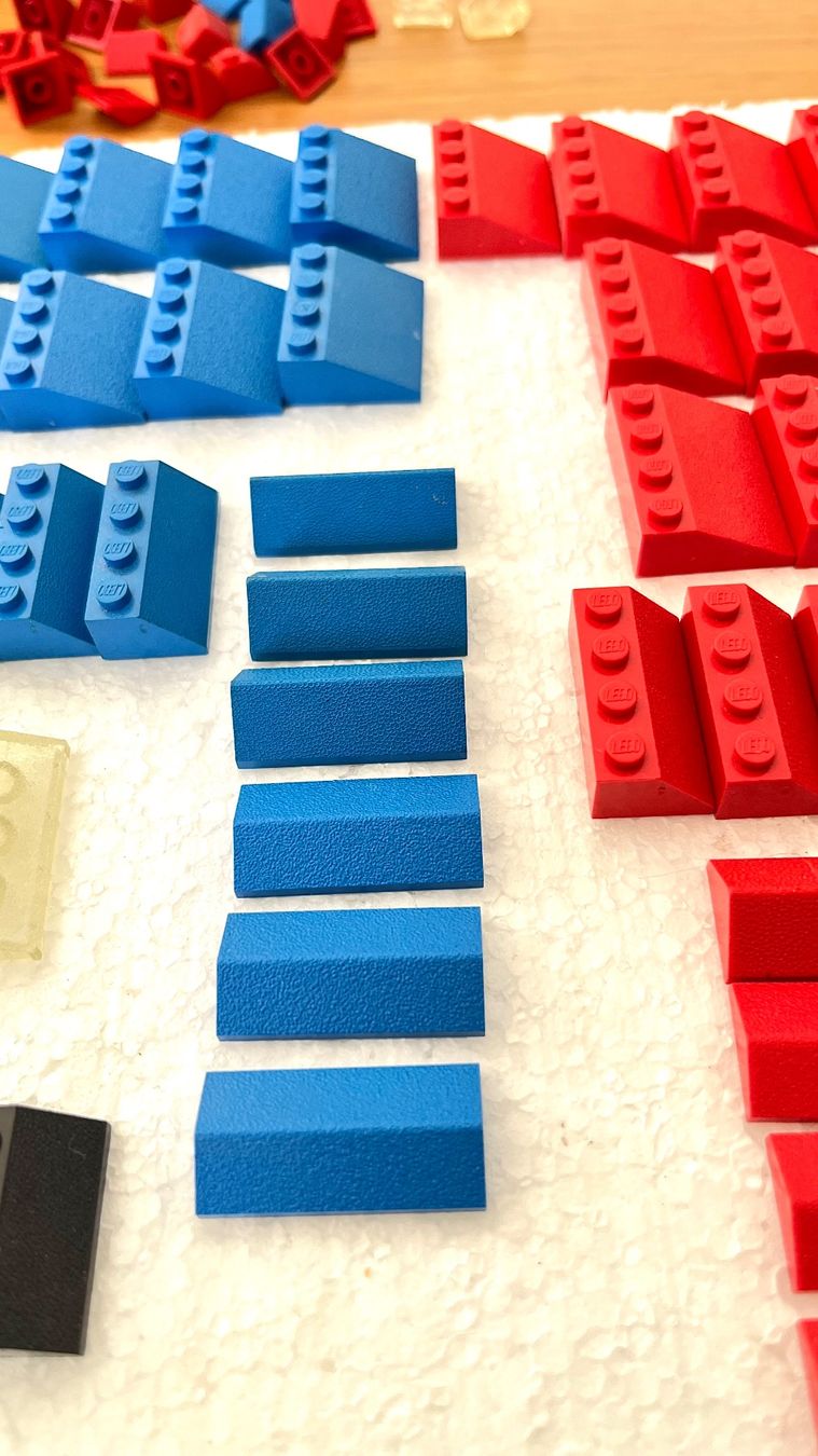 Lego Giocattoli: Lego 200 diverse Dachsteine – Usato da Mont sur Rolle venduto da uttin 5