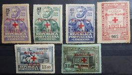 Portugal Rot Kreuz Kat. 29-34 * 1931