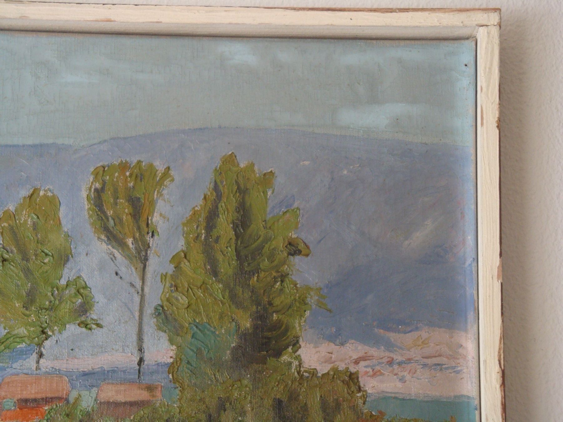 Gemälde: Originalgemälde, Cudrefin, Öl/Leinwand, 1932 – Gebraucht aus häusernmoos von buc_8ftk 5