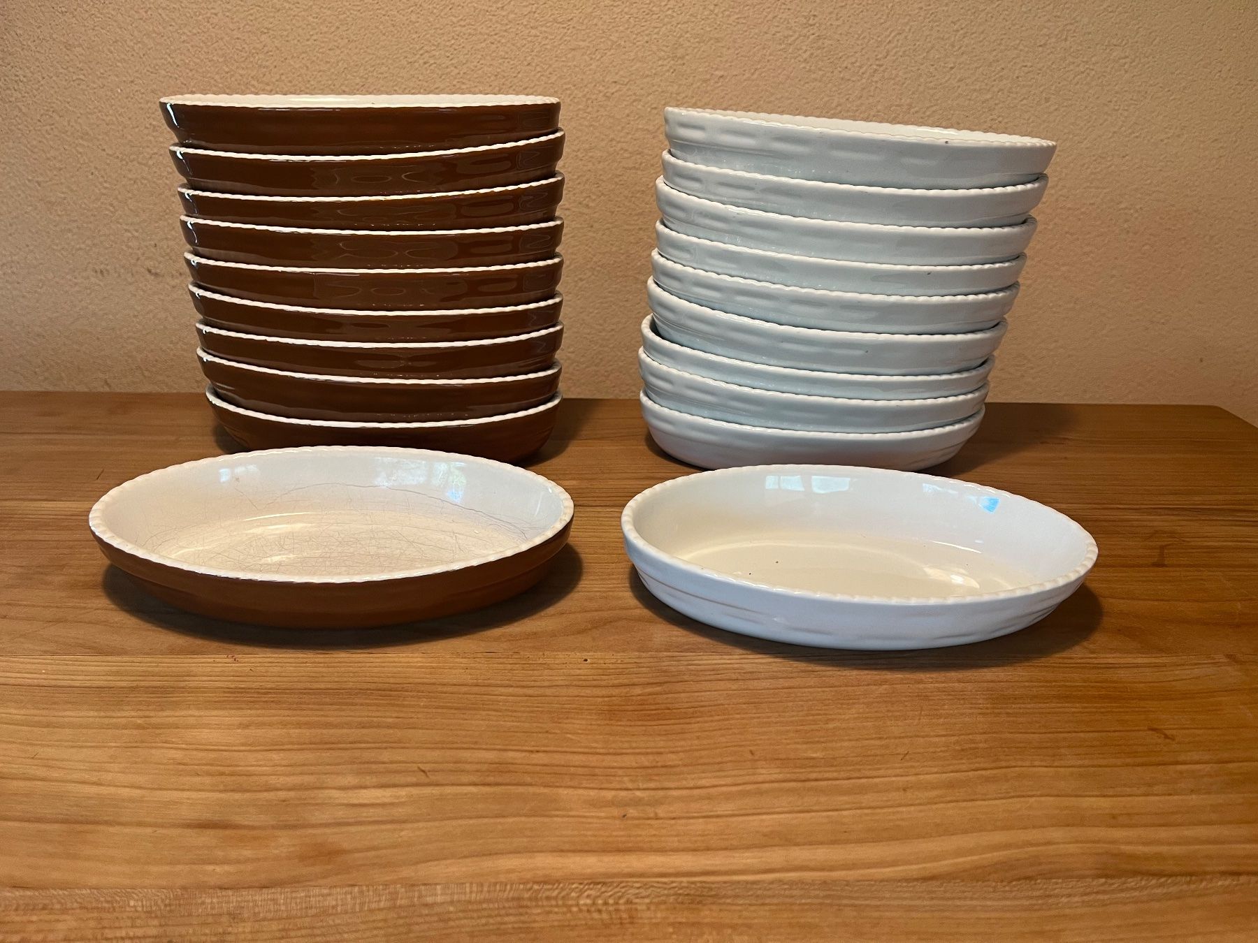 Set di piatti: 100 Gratin/Back/ Servierformen WAS – Usato da Dittingen venduto da Cervolino77