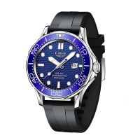 ⌚Herrenuhr Armbanduhr Quarz Schwarz Blau Silikon NEU
