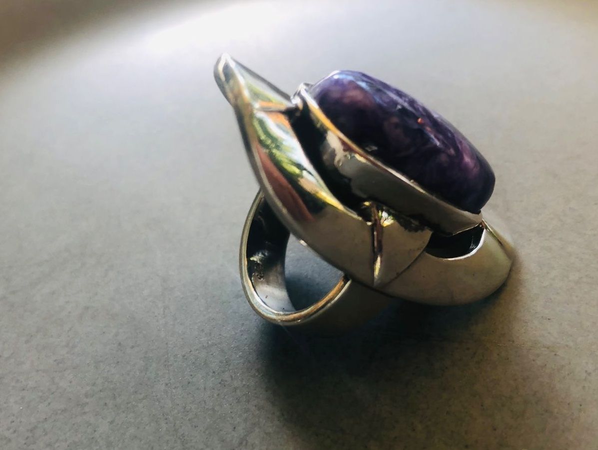 Anelli: CHAROIT  Cabochon in Silber Ring !!! Grösse : 56 – Nuovo (secondo la descrizione) da Seftigen venduto da tigers12 2
