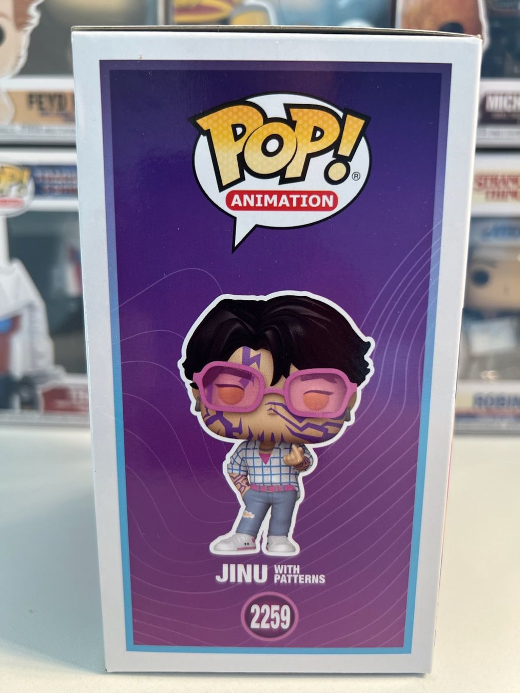 Funko Figuren: Funko POP! Kpop Demon Hunters Jinu with Patterns Chase – Neu und originalverpackt aus Le Mouret von perfectbijou 1