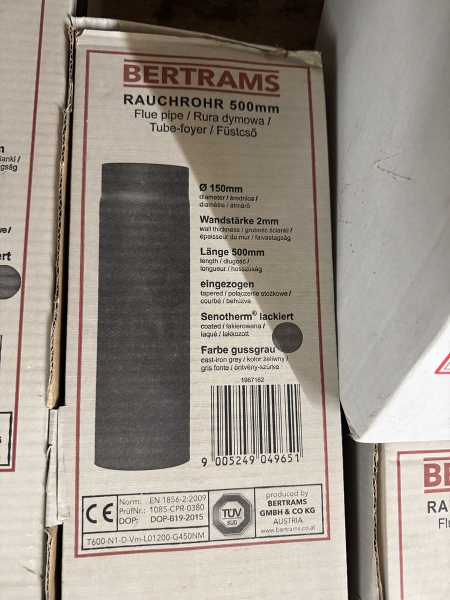 Cheminée: Ofenrohr Rauchrohr Set 150mm von Bertrams – Neu (gemäss Beschreibung) aus Samstagern von rrdl69 7