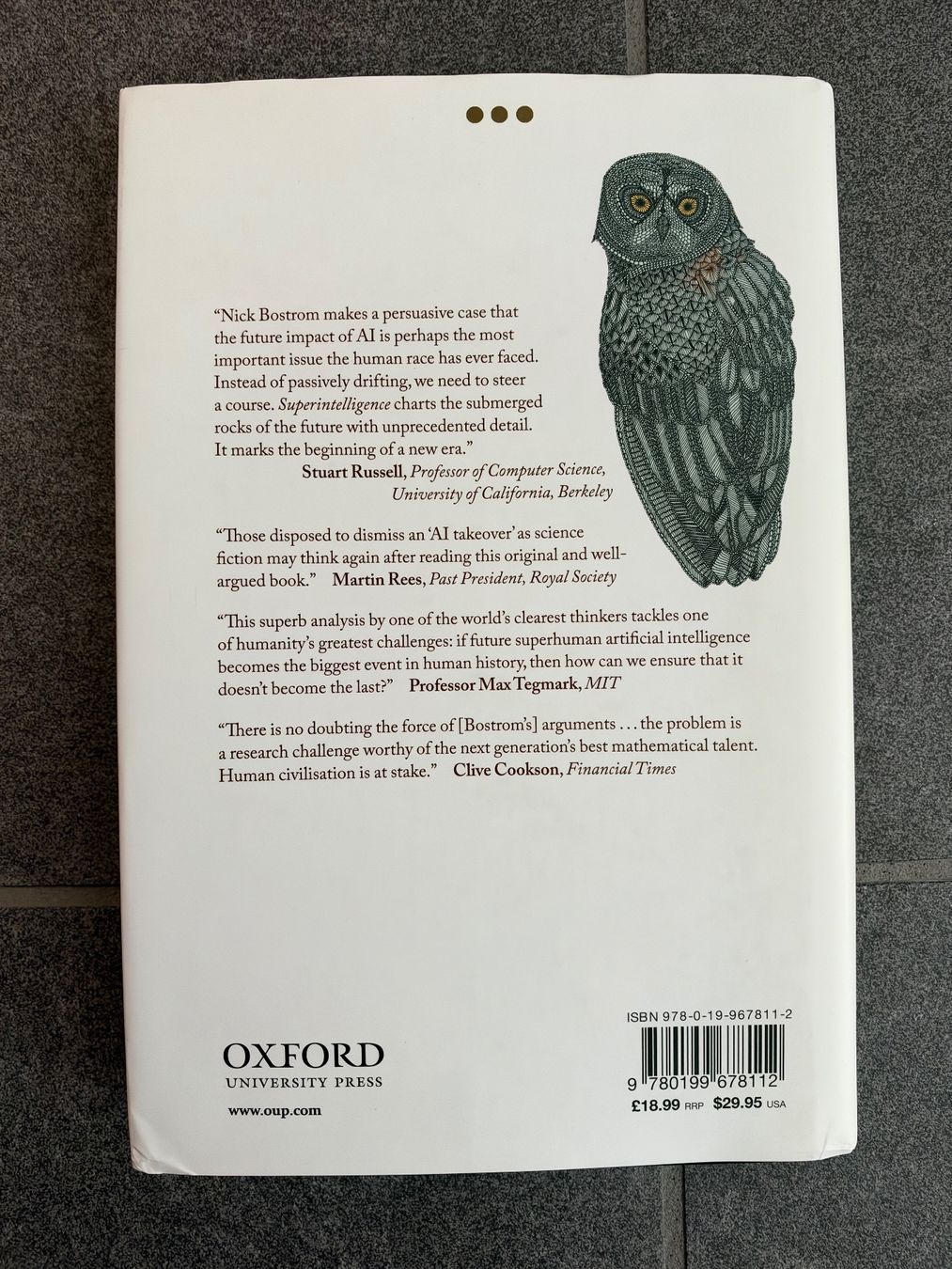Bücher: Superintelligence von Nick Bostrom – Gebraucht aus Männedorf von mel_st6z 1