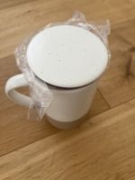 Mora Ceramics Teetasse mit Deckel und Sieb, Neu!