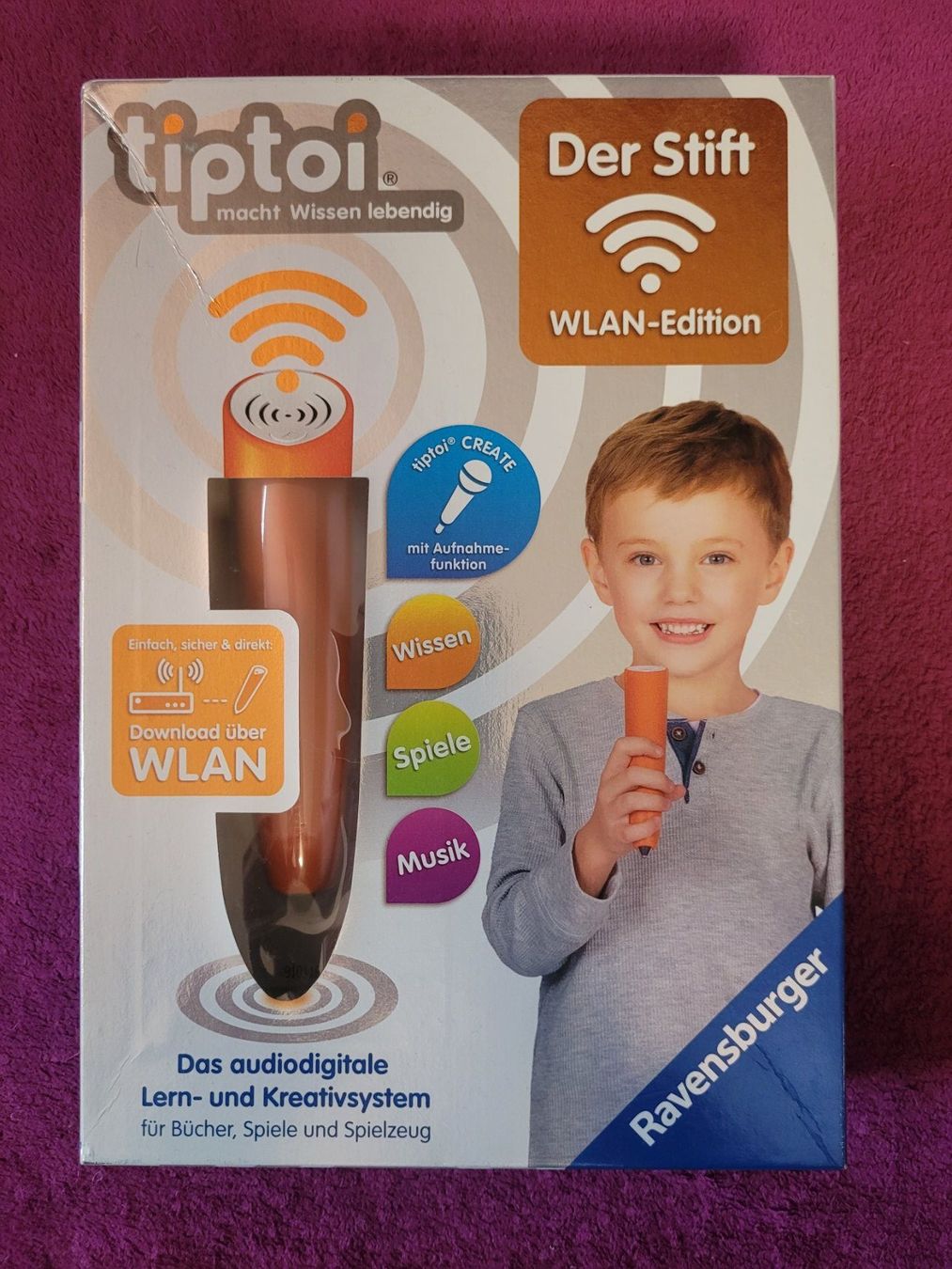 Ravensburger Giochi: tiptoi Create Stift mit Aufnahmefunktion - WLAN-Edition – Usato da Müllheim Dorf venduto da Seeeule01