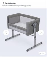 Beistellbett Joie roomie glide Foggy Gray gebraucht