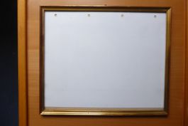 Antiker schöner Rotgold- Bilderrahmen - 26 x 32 cm