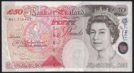 England 50 Pounds 2004