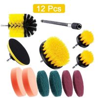 🎯 NEU 12 teilig Bürstenaufsatz für Bohrmaschine