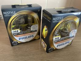 2x Box Ampoules Philips H4 ColorVision +60% Yellow Legal CH