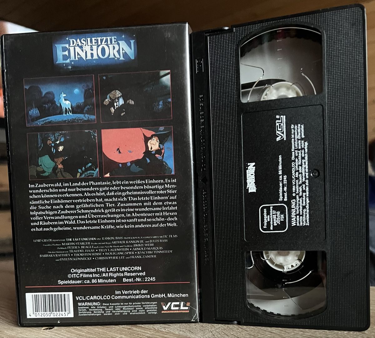 Tutti i VHS: VHS Das letzte Einhorn läuft einwandfrei – Usato da Aadorf venduto da Schwarzschlumpf1972 1