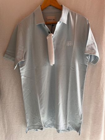 Poloshirt, CERRUTI 1881, Grösse L, Farbe Hellblau