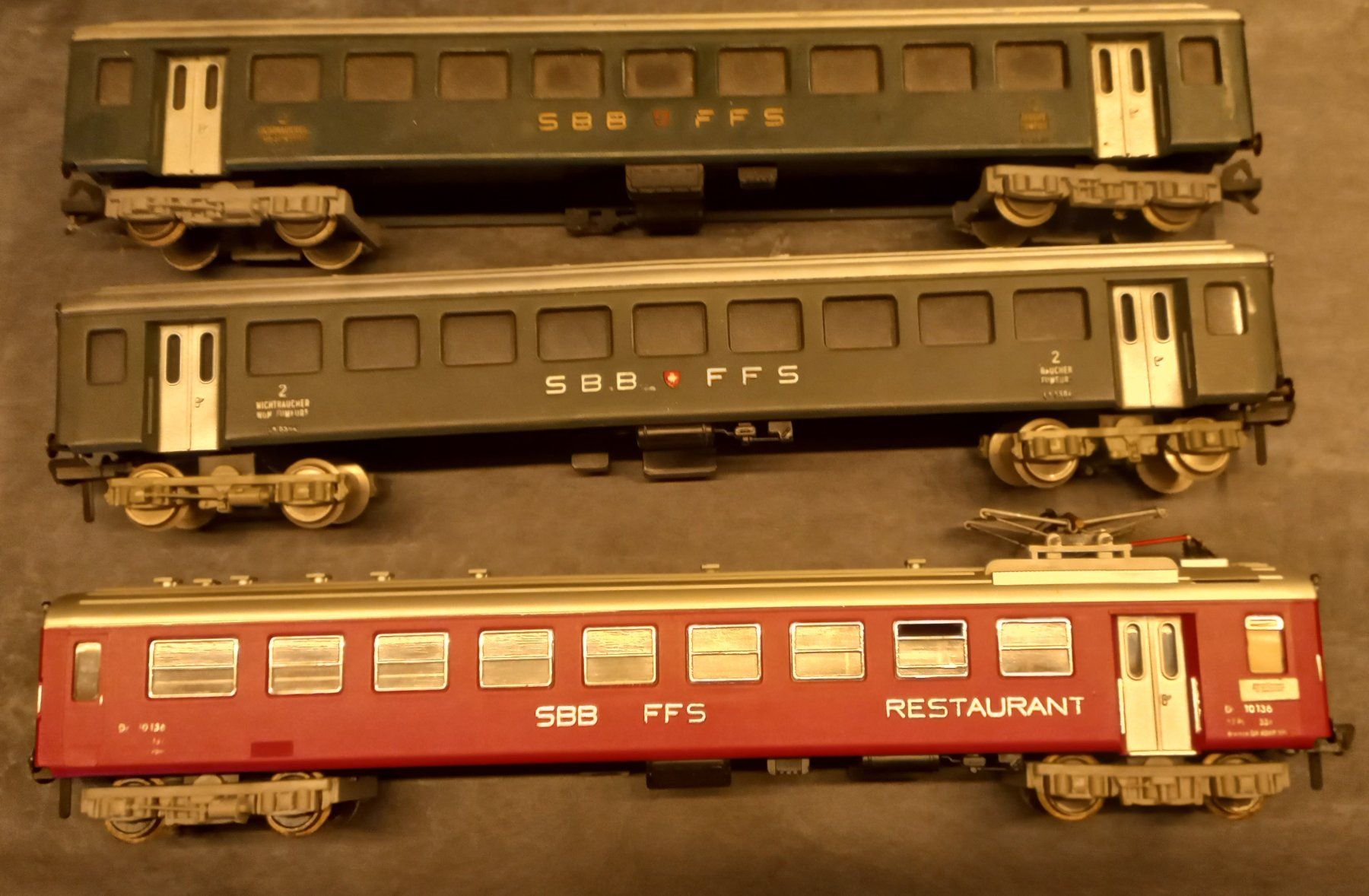 Fleischmann Modellini di ferrovie: Composition CFF HO DC – Usato da Bofflens venduto da Ptitphilou