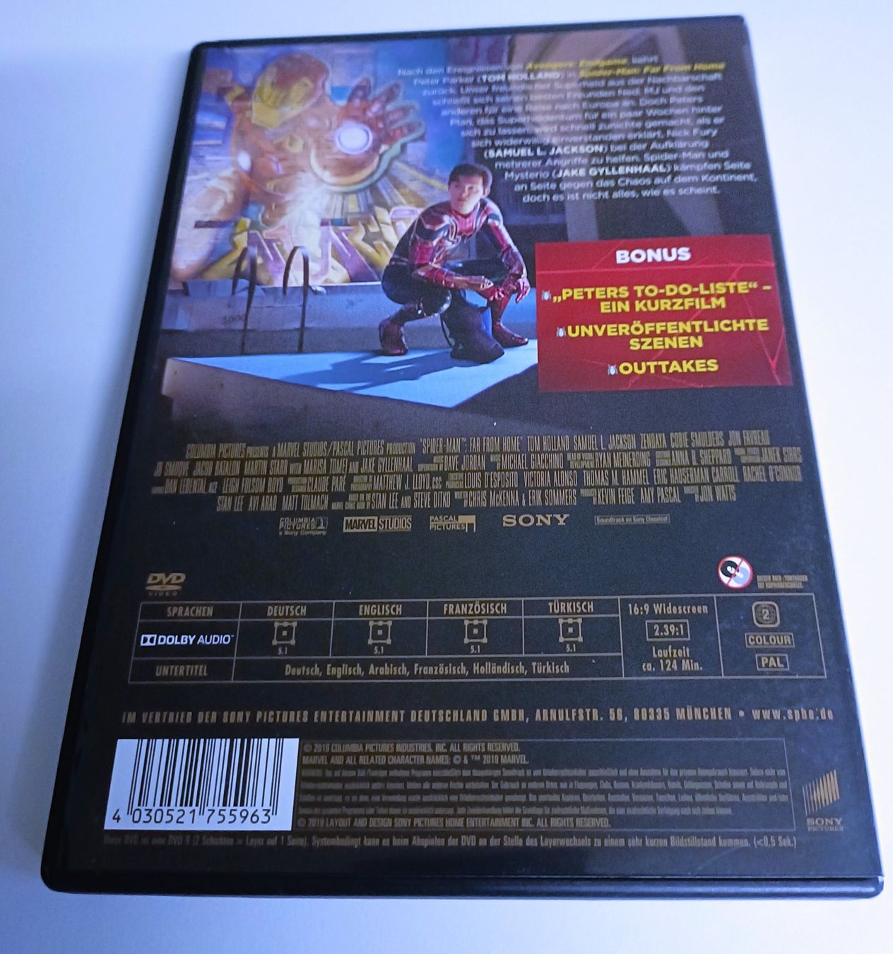 Tutti i DVDs: Spider-Man Far From Home – Usato da Köniz venduto da Movieportal007 1