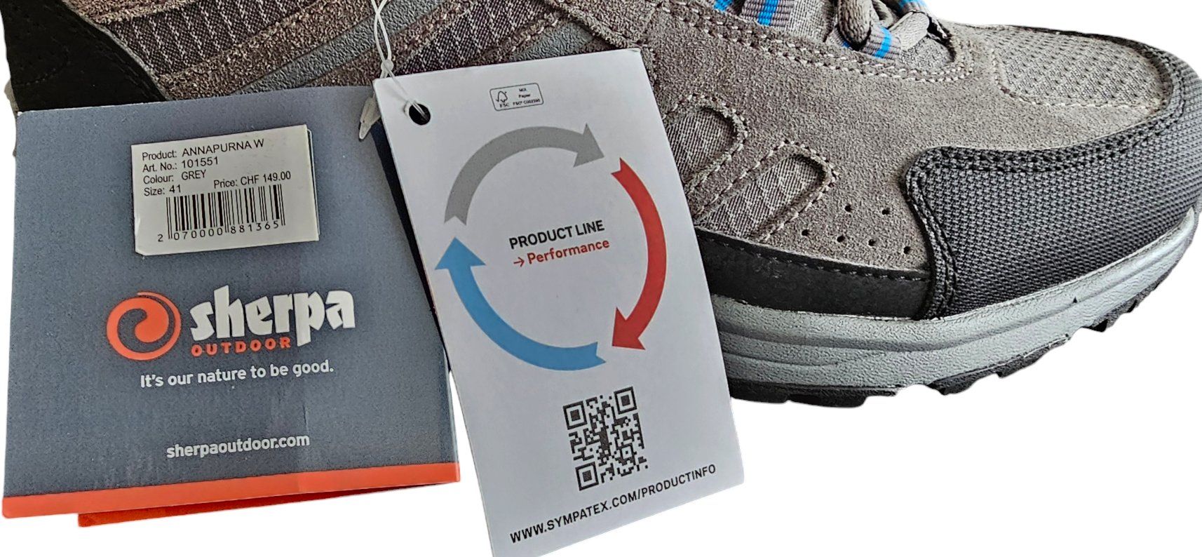 Sherpa Damenschuhe: Sherpa Trekkingschuhe Wanderschuhe Gr. 41 statt 149.- NEU – Neu und originalverpackt aus Turbenthal von lau_2nrd 3