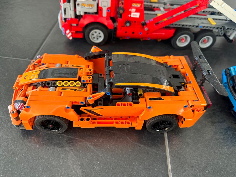 LEGO Technic - Autotransporter - 42098 - Chevrolet Corvette | Kaufen ...