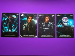 George Russell 4 Cards - Topps F1 Lights Out 2026
