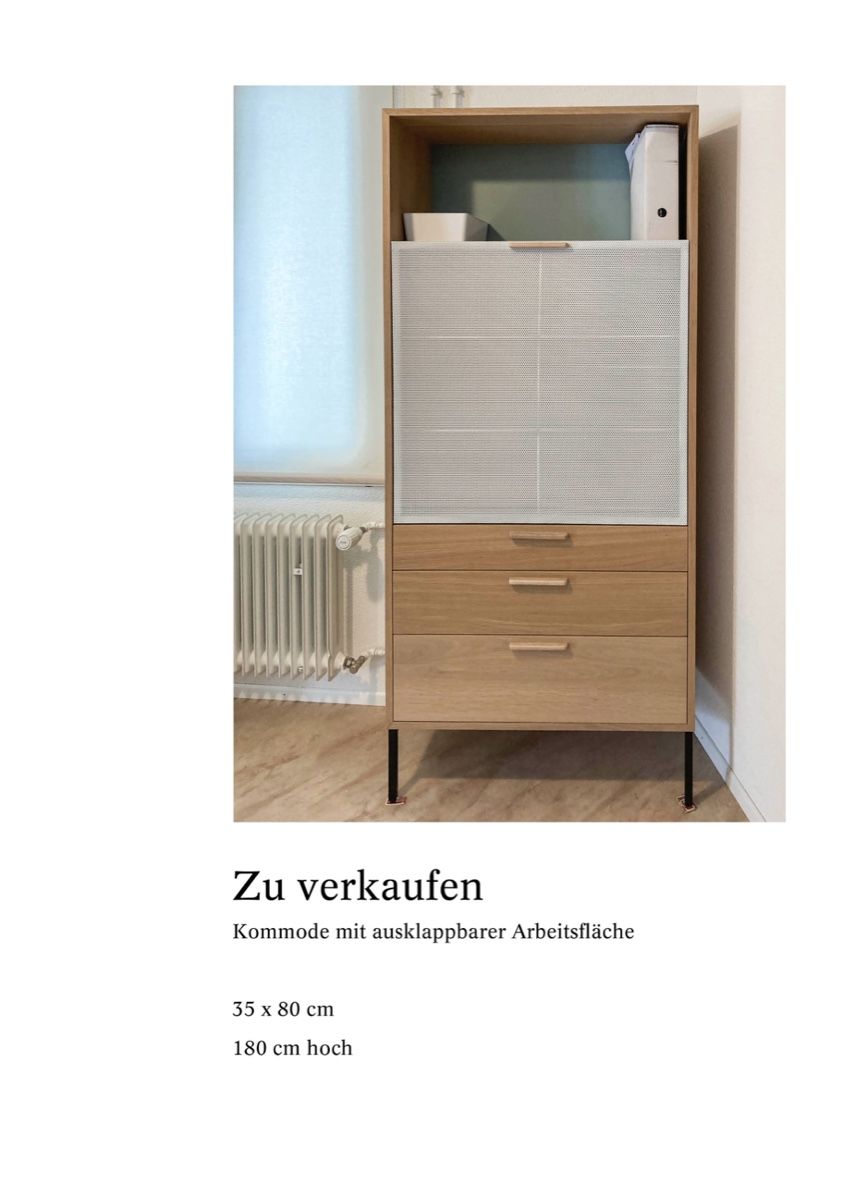 Maisons du monde Cassettiere: Kommode mit ausklappbarer Arbeitsfläche - Maisons du Monde – Usato da Reichenbach i. K. venduto da Jalus