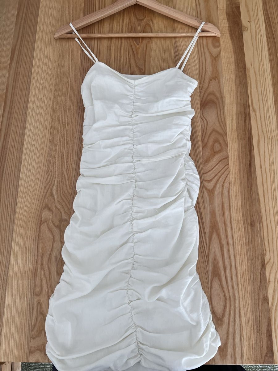 Zara Vestiti: White Summer Dress XS – Usato da Erlenbach ZH venduto da Ma.Pi 1