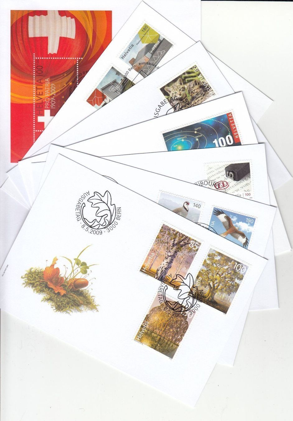 Tutti i francobolli: CH Ausgaben 2 / 2009 FDC – Usato da Bürglen TG venduto da StampGraf