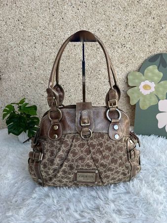 Guess Handtasche Braun Top Zustand Herbst Schnäppchen!