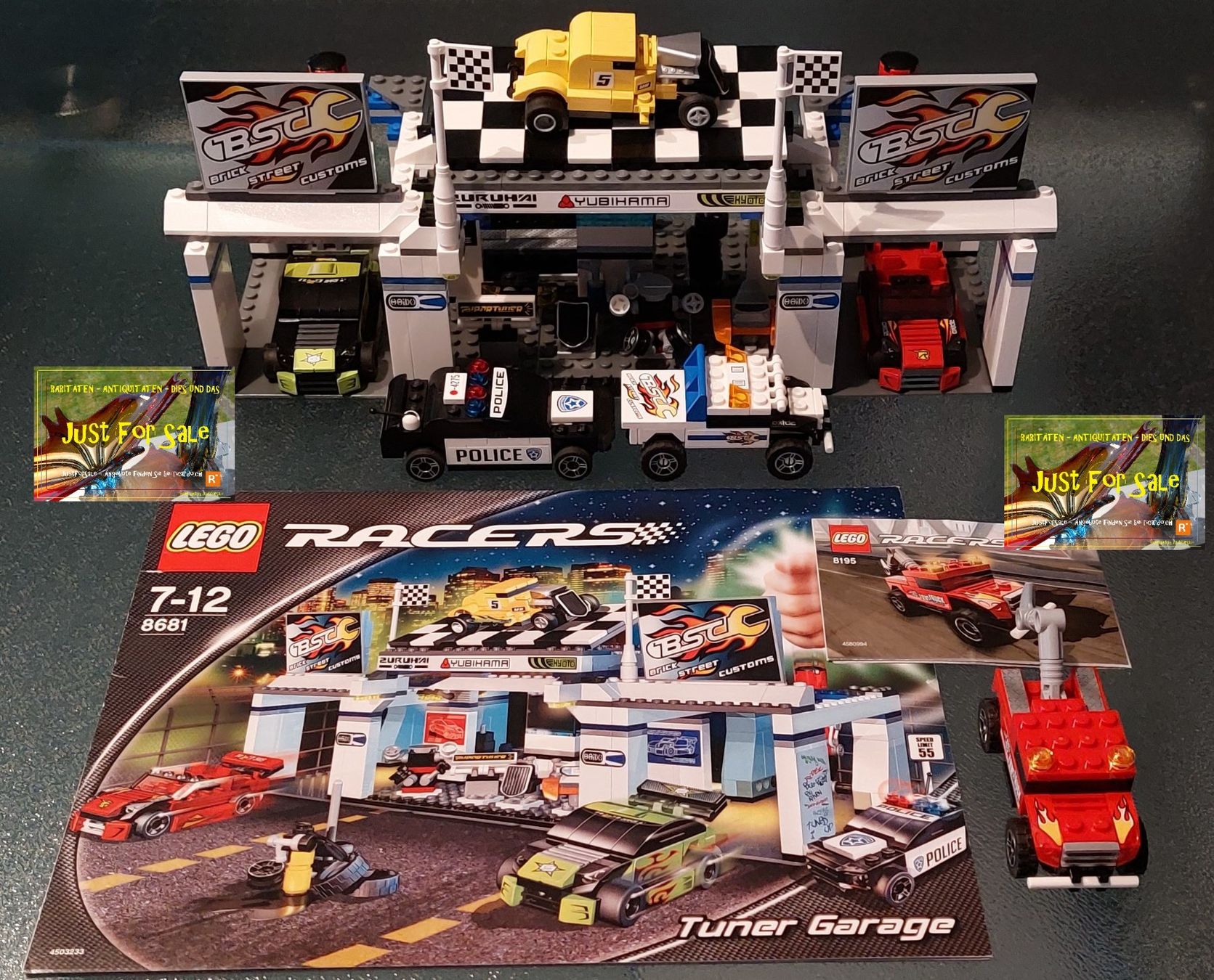 LEGO® RACERS 8681/8195/Box Tuner Garage - RARITÄT 2006/2010 (Neu ...