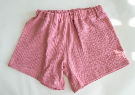 Shorts/Kurze Hose aus Musselin - Rosa Gr.116 /6 J NEU