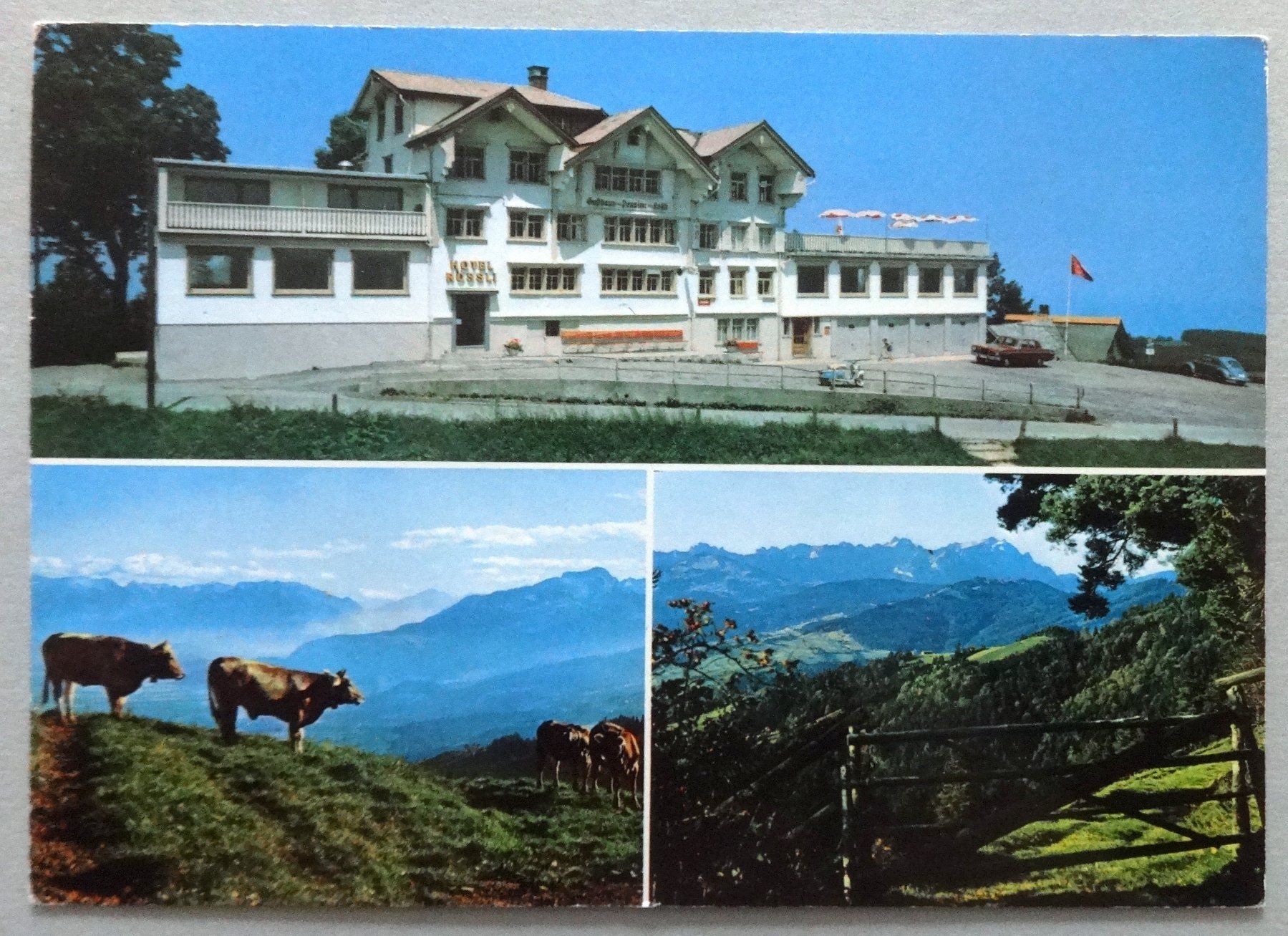 Cartoline postali: St. Anton (App.), Hotel-Rest. "Rössli" – Difettoso da Fétigny venduto da Billy2miny
