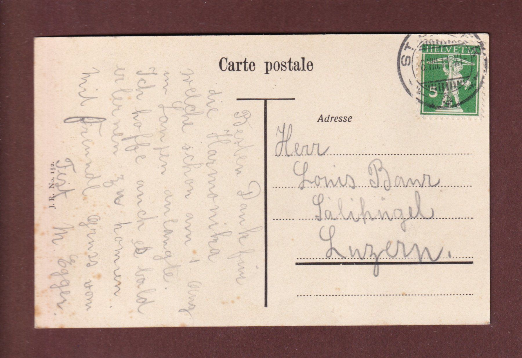 Cartes postales: ST. IMIER - Collèges - 1911 – D'occasion à Pully par nicecards-shop 1