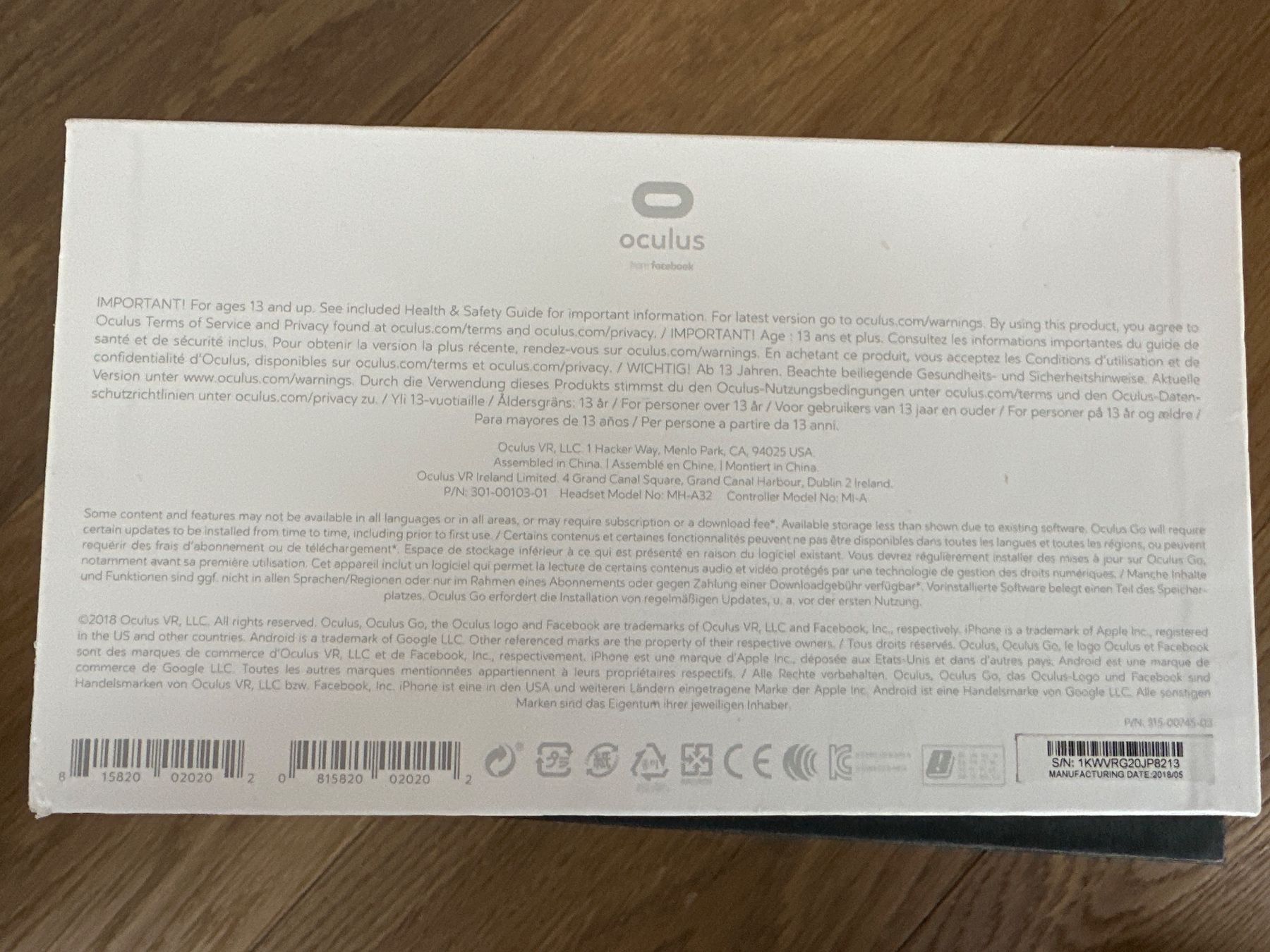Meta Casco VR: Oculus Go Standalone VR 32 GB - wenig gebraucht – Usato da Bern venduto da Actionmon 2