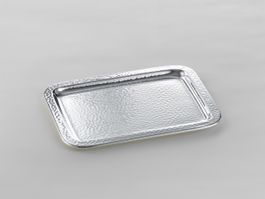 Robbe & Berking Martelé Tablett 17 x 21 cm (90g versilbert)
