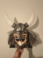 Einzigartige handgemachte Wikinger Larve